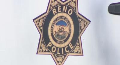 Reno Police seal on car