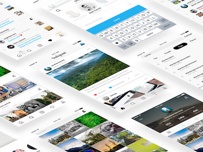 Instagram Based UI Kit